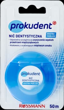 nić dentystyczna, woskowana, Ekstra Poślizg