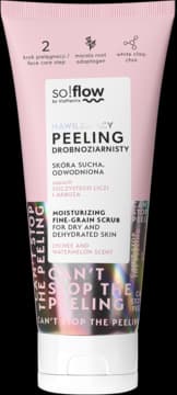 peeling do twarzy, drobnoziarnisty, nawilżający