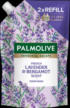 Sensorial Escape mydło w płynie, do rąk, Lawenda i Bergamotka, zapas