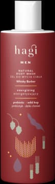 Men Whisky Barber żel do mycia ciała, energetyzujący