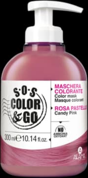 S.O.S Color & Go maska koloryzująca do włosów, Cukierkowy Róż