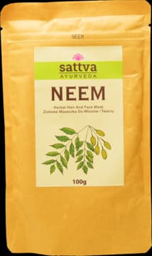 Ayurveda maseczka do włosów i twarzy, ziołowa, Neem