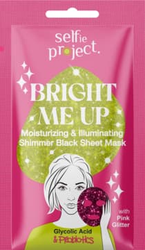 Bright Me Up maska w płachcie, nawilżająco-rozświetlająca, Glycolic Acid & Probiotics