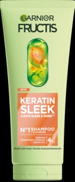 Keratin Sleek szampon do włosów suchych