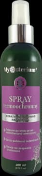 spray do włosów, termoochronny z keratyną, jedwabiem i panthenolem
