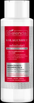 Kolagenowy Stymulator Młodości woda micelarna do demakijażu twarzy, oczu i ust, nawilżająco-regenerująca