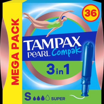 Pearl Compak tampony higieniczne z aplikatorem, Super