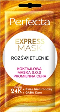 Express Mask maseczka do twarzy rozświetlająca, z 24K złotem