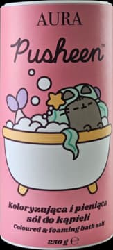 Pusheen sól do kąpieli, koloryzująca i pieniąca