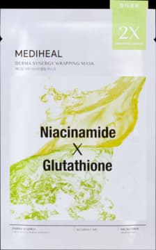 Derma Synergy Wrapping maska w płachcie, Niacynamid, Glutation