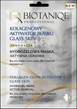 Professional maska w płachcie, hydrożelowa, z kolagenem, Aktywator Blasku