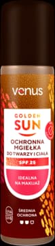 Golden Sun mgiełka do twarzy i ciała, ochronna, SPF 25