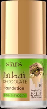 Dubai Chocolate podkład do twarzy, kryjąco-wygładzający, nr 01 Alabaster