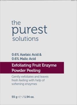 Exfoliating peeling do twarzy, w pudrze, enzymatyczny