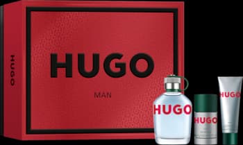 Hugo Man zestaw dla mężczyzn, woda toaletowa + żel pod prysznic + dezodorant