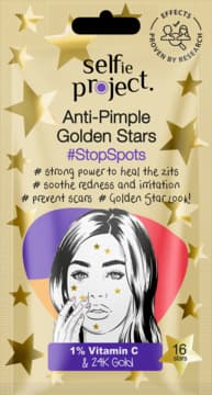 #StopSpots plastry na wypryski z witaminą C oraz 24K złotem, Golden Stars