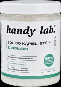 sól do kąpieli stóp, Ziołowa