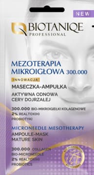Professional maseczka-ampułka do twarzy, mezoterapia mikroigłowa 300.000