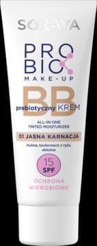 Prebiotyczny BB krem, 01 jasna karnacja SPF 15