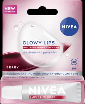 Glowy Lips balsam do ust, SPF 30, Berry