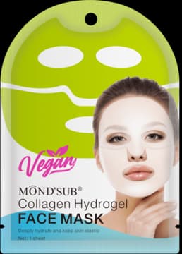 Collagen Hydrogel maska w płachcie, hydrożelowa, kolagenowa