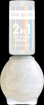 Glow Glitter lakier do paznokci, brokatowy, 2w1, nr 50