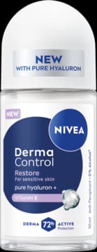 Derma Control Restore antyperspirant w kulce, 72h, witamina E