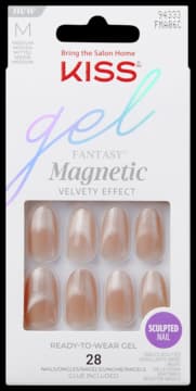 Gel Fantasy Magnetic sztuczne paznokcie + klej, M, FMA06