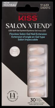 Salon X-Tend sztuczne paznokcie + klej, zestaw SXD01C
