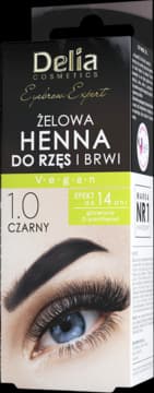 Eyebrow Expert henna do brwi i rzęs, żelowa, nr 1.0 Czarny