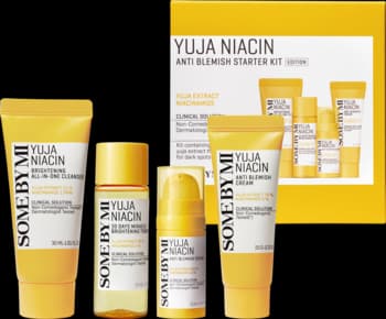Yuja Niacin Anti Blemish zestaw kosmetyków do twarzy, tonik do twarzy + serum do twarzy + krem do twarzy + żel do mycia twarzy