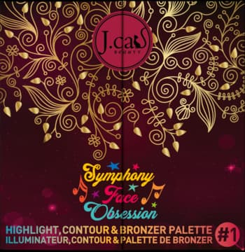 Symphony Face Obsession paleta do konturowania twarzy, nr 101 Light-