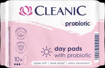 Probiotic podpaski higieniczne ze skrzydełkami, na dzień
