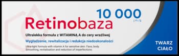 10000 j.m./g krem do twarzy i ciała, z Witaminą A do cery wrażliwej