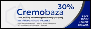 30% krem do skóry nadmiernie przesuszonej i pękającej, ręce, stopy, łokcie, kolana