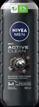 Active Clean żel pod prysznic, 3w1