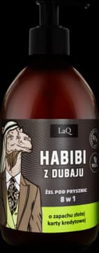 Habibi z Dubaju żel pod prysznic, 8w1, o zapachu złotej karty kredytowej