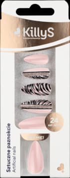 Love Your Beauty! sztuczne paznokcie, Zebra Print