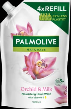 Naturals mydło w płynie, Milk & Orchid, zapas 1