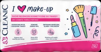 I Love Make Up suche ręczniki kosmetyczne do twarzy