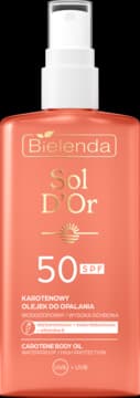 Sol D'Or olejek do opalania, karotenowy, SPF 50, wodoodporny