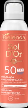 Sol D'Or mgiełka do opalania, SPF 50, nawilżająca, wodoodporna