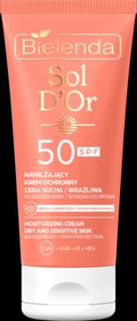 Sol D'Or krem do ciała, nawilżający, SPF 50, wodoodporny