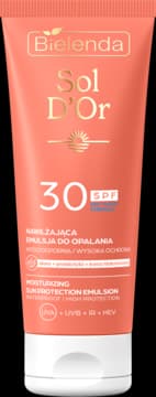 Sol D'Or emulsja do opalania, nawilżająca, SPF 30, wodoodporna