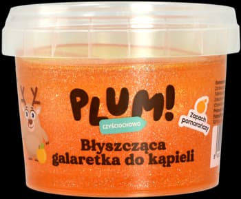 galaretka do kąpieli, brokatowa, Pomarańczowa
