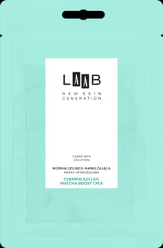 LAAB Clear Skin Solution maska w płachcie, hydrożelowa, normalizująco-nawilżająca