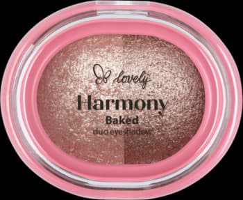 Harmony Baked cienie do powiek, błyszczące, 2w1, nr 1