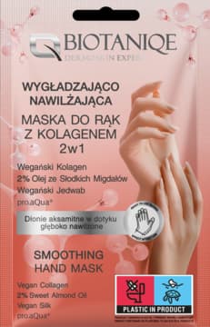 Dermoskin Expert maska do rąk z kolagenem, wygładzająco-nawilżająca, 2w1