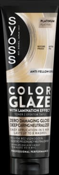 Color Glaze toner do włosów z efektem tafli, Platyna