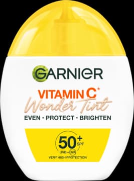 Vitamin C Wonder Tint krem-fluid ochronny do twarzy, SPF 50+, Jasny